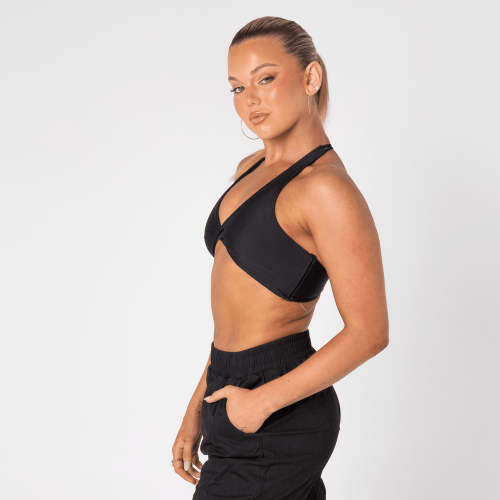 kyra d twist crop 2431639 - CosiG Studiowear UK Kyra D Twist Crop - CosiG Studiowear UK