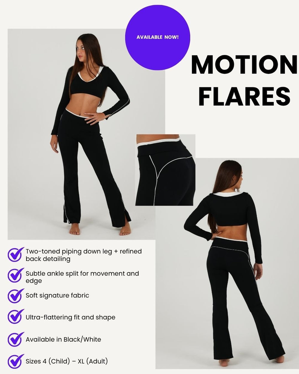 Motion Flares - CosiG Studiowear UK